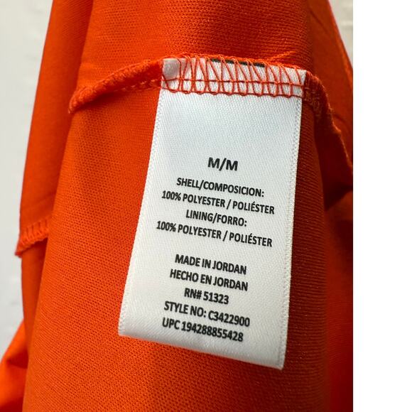 Vince Camuto Dress Sheer Long Sleeve V-Neck babydoll Dress Ruffle Hem Size M - Picture 6 of 6